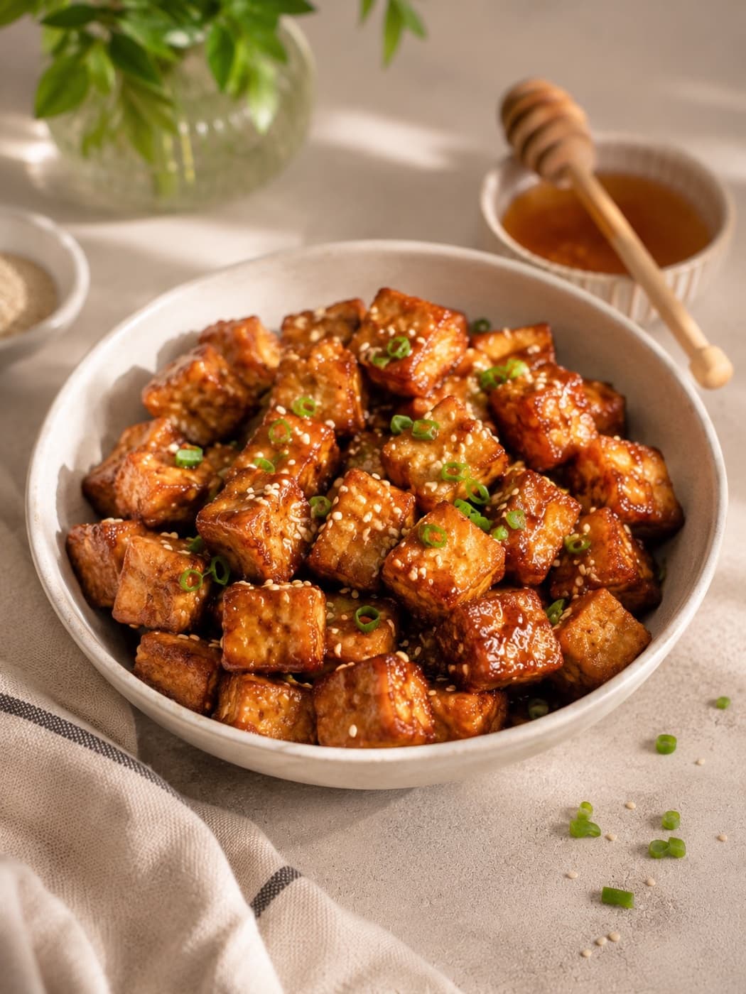 Fırında Çıtır Tofu