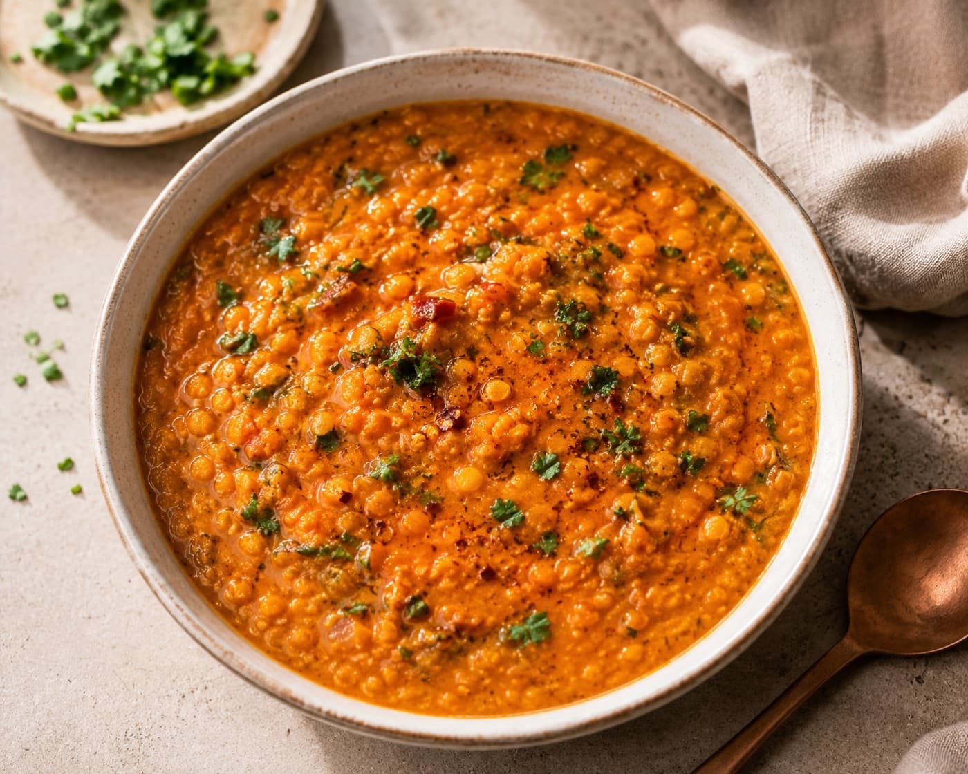 Hindistan Cevizli Kırmızı Mercimek Dal