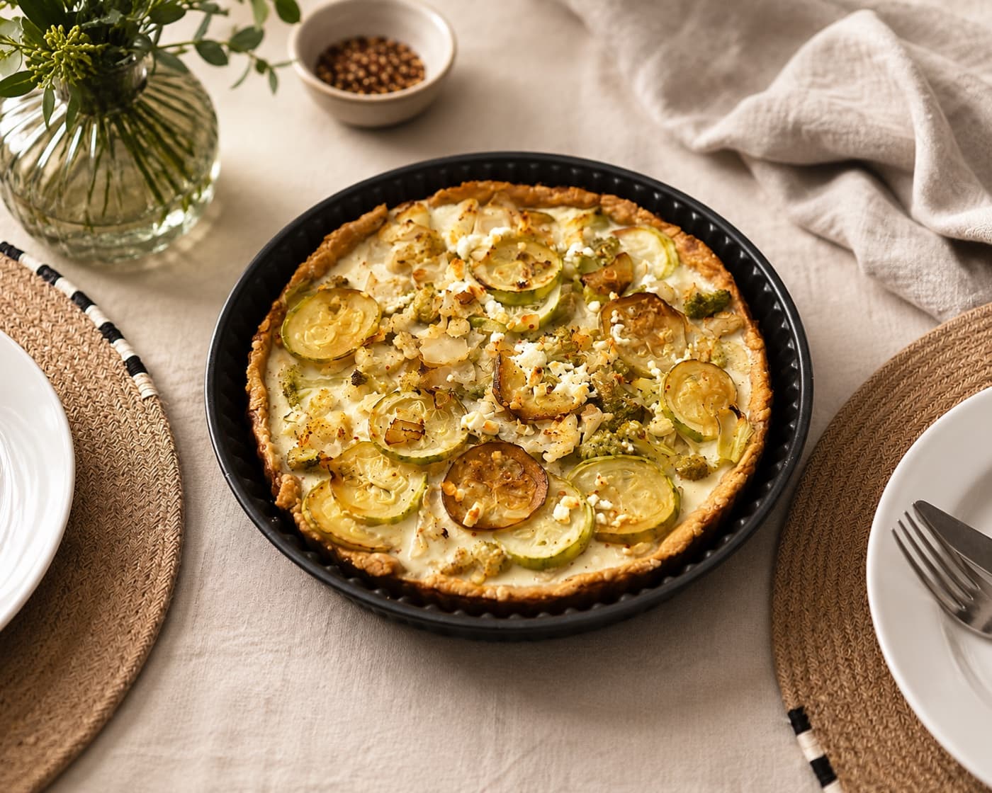 Hafif Sebzeli Tart
